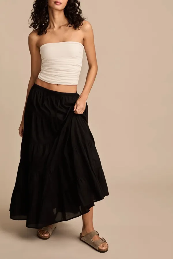 Meteorite Tiered Maxi Skirt