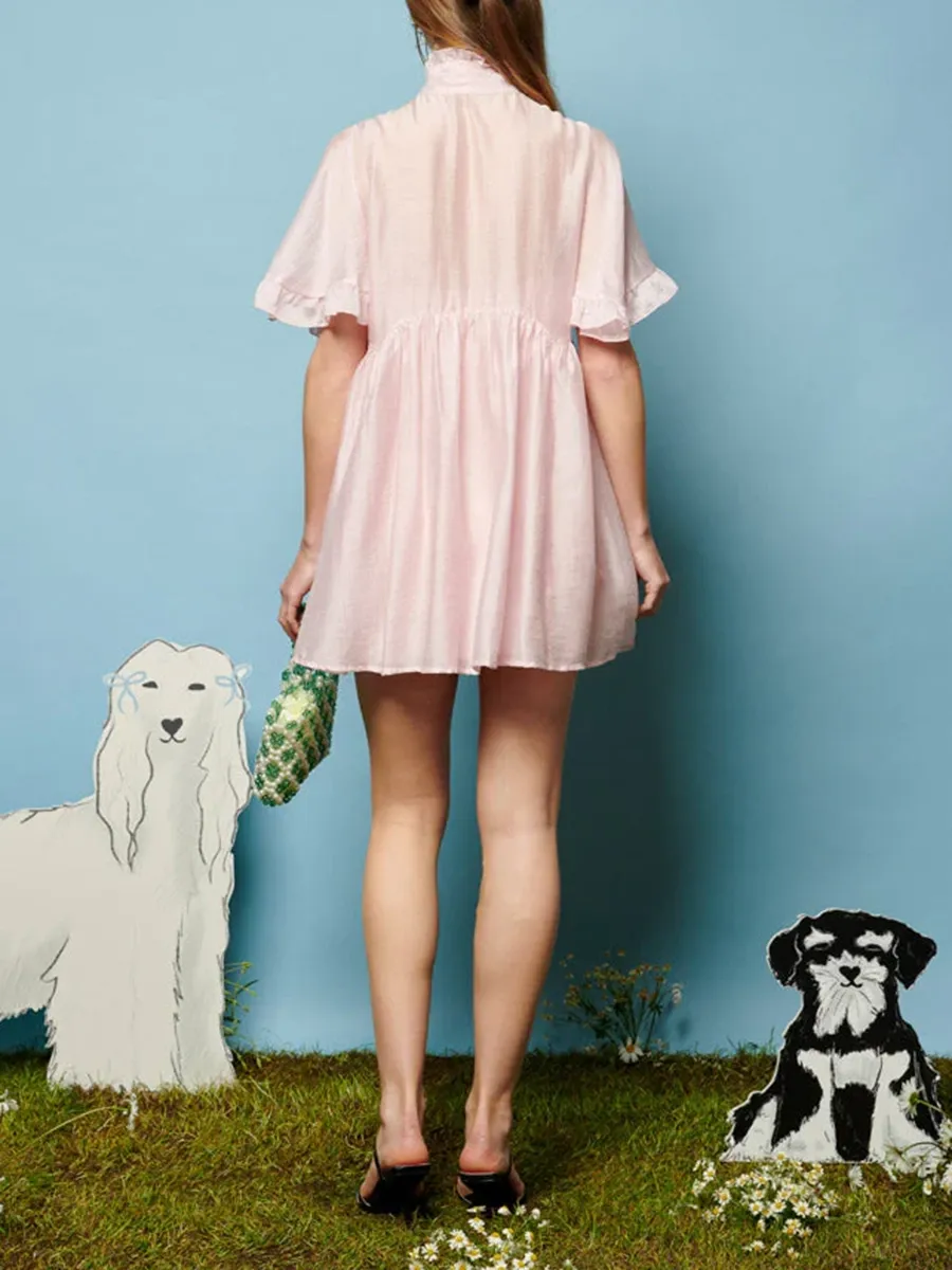 Lively Fashion Styles Bow Mini Dress