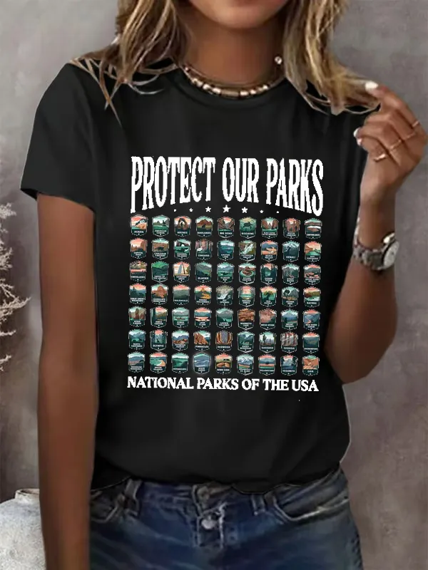 Protect Our Parks Badges Comfort Colors T-Shirt