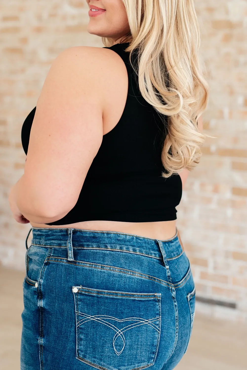 Basic Versatile Simple Daily Black Tank Tops