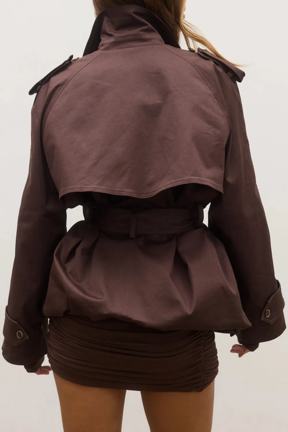 High-End Asymmetric Cut Suit Jacket