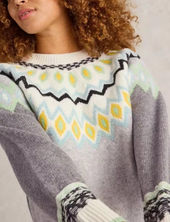 Sunset Fairisle Wool Jumper