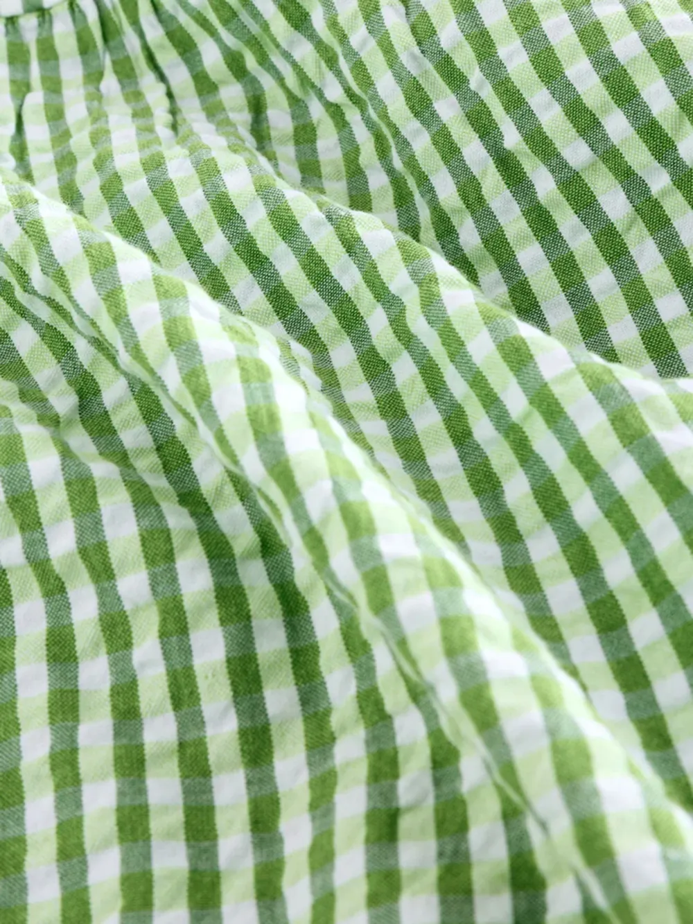 Summer Fresh Bubble Sleeve Pure Cotton Dress