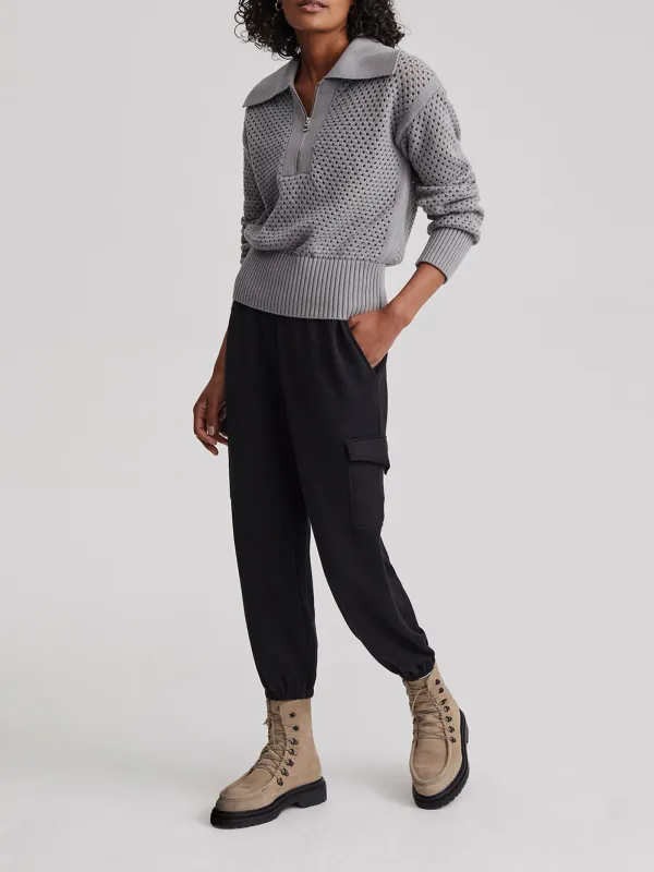 Mid-Waist Casual Pant