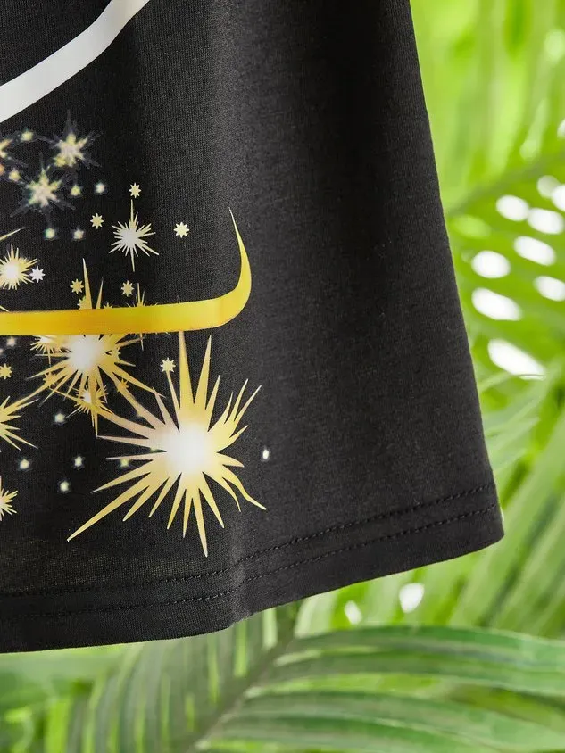 Women Leaf Crew Neck Sweet Long Sleeve T-shirt