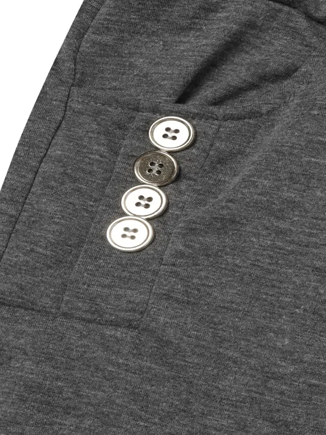 Women's Sweatpants Joggers Solid Black Dark Navy Light Grey Sporty Casual Lounge Daily Vacation Weekend Micro-elastic Full Length Solid Color L  4XL