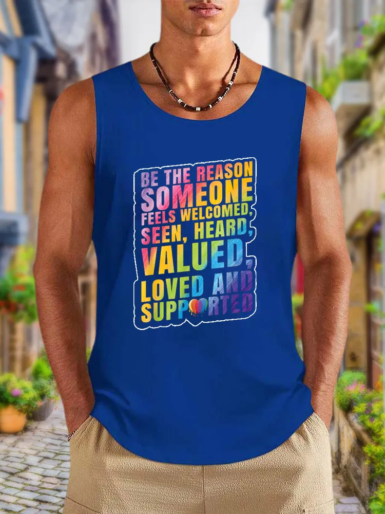 Men'S Vests LGBTQ Support LGBT Pride Month