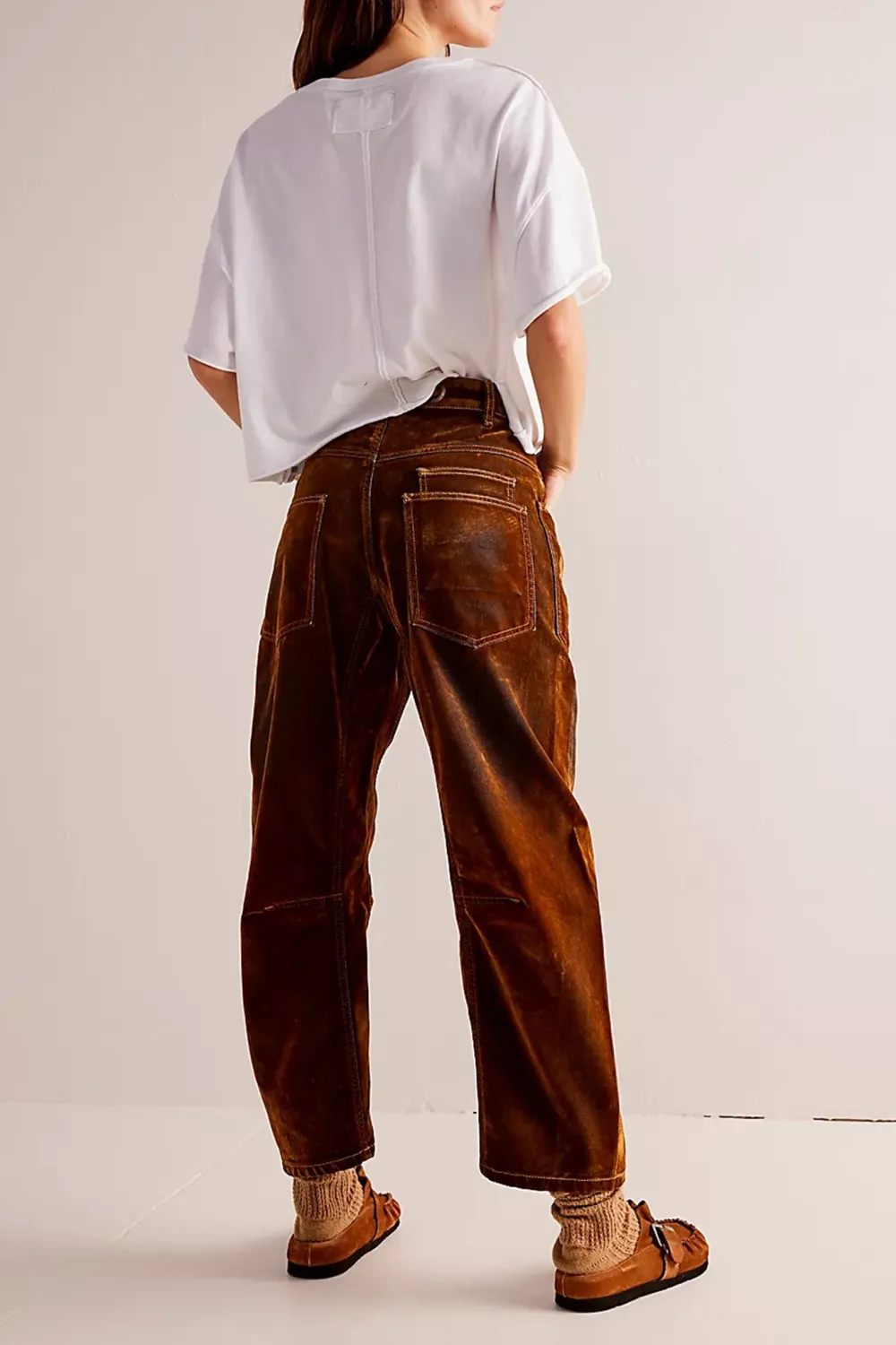 Belted Wide Leg Pants