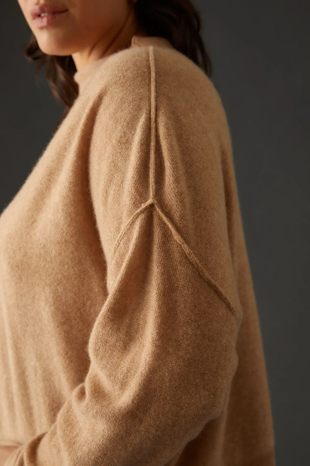 The Alani Cashmere Mock Neck Sweater