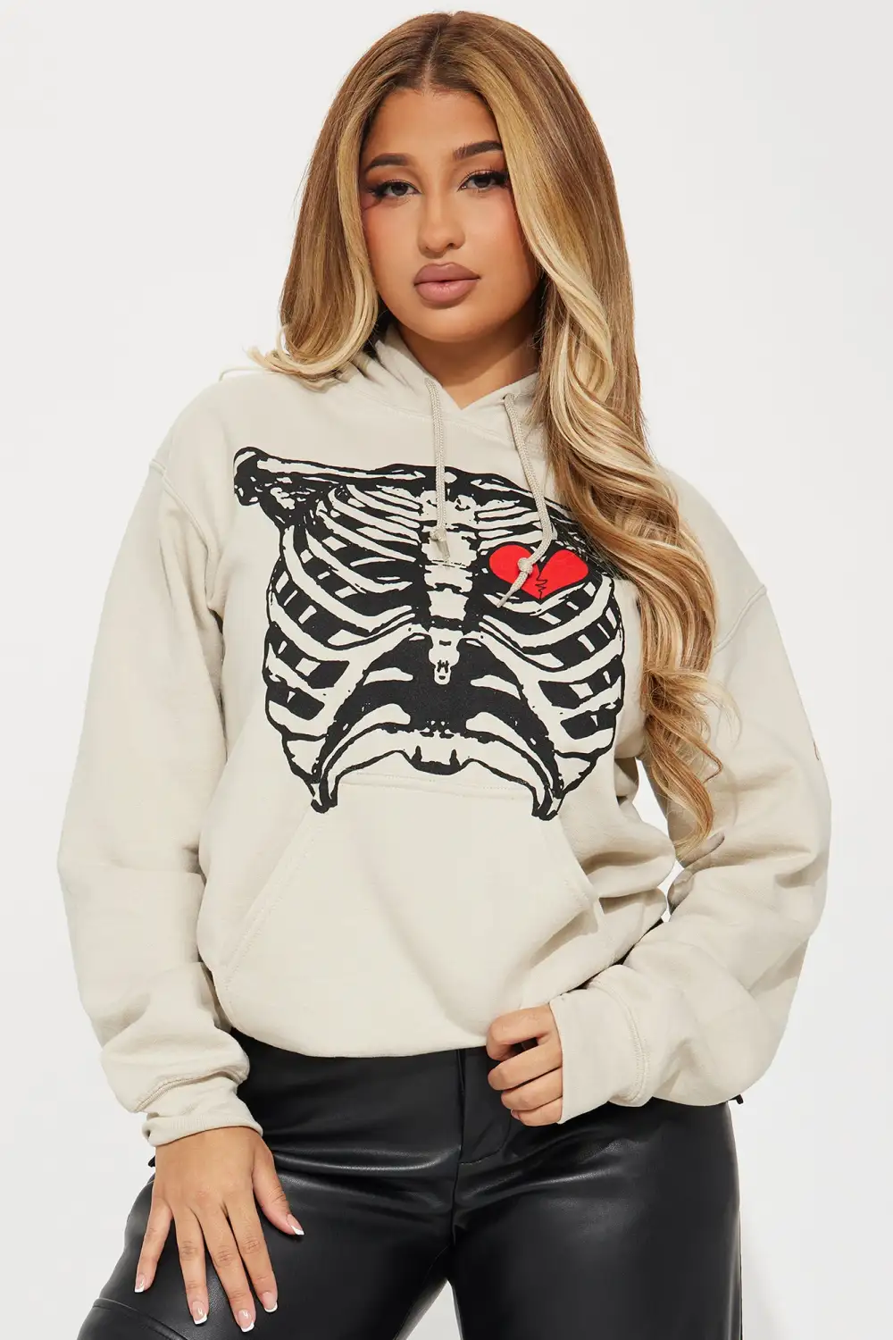 Where It Hurts Hoodie - Taupe