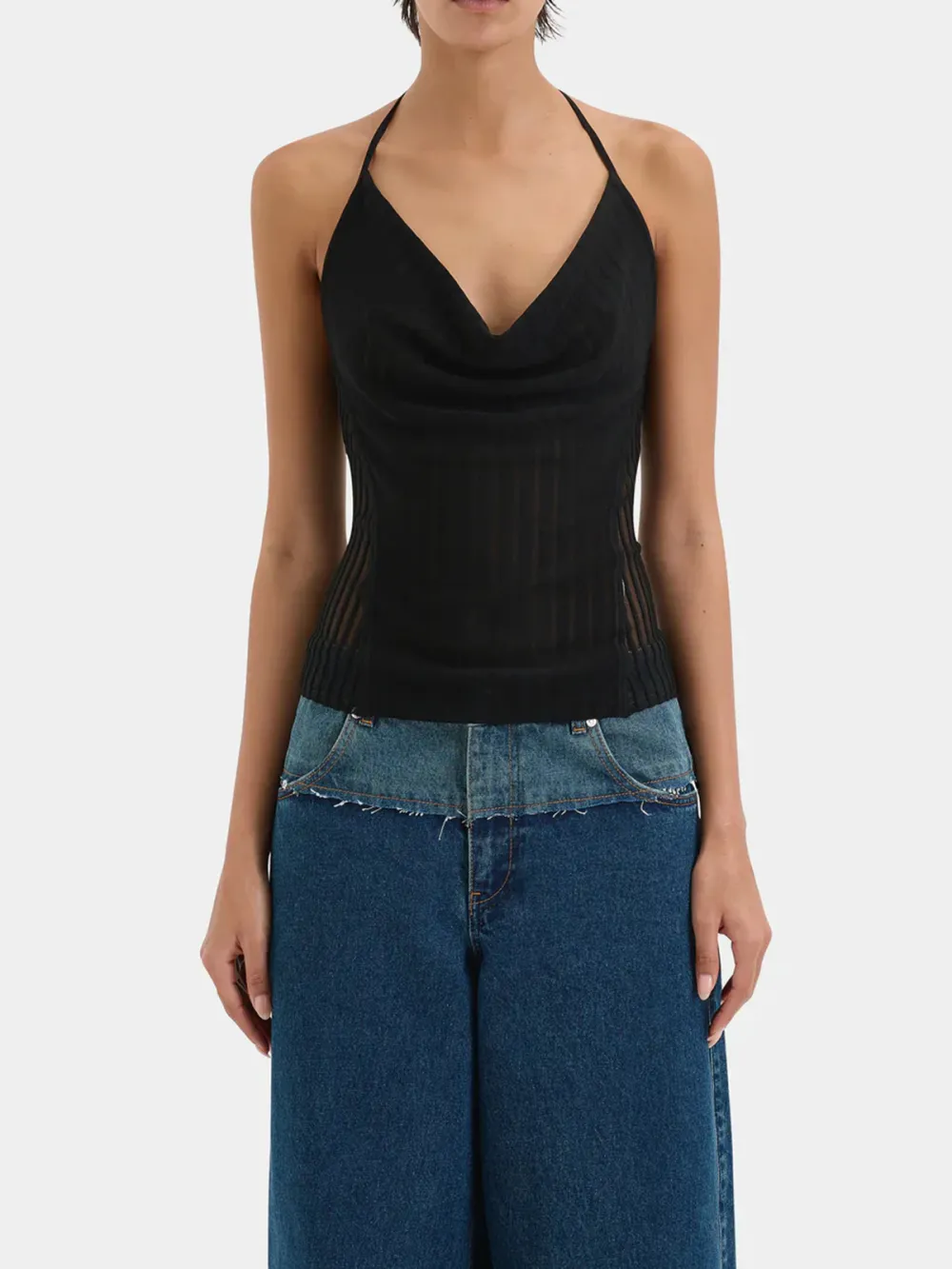 Casual Style Wide Leg Jean Indigo