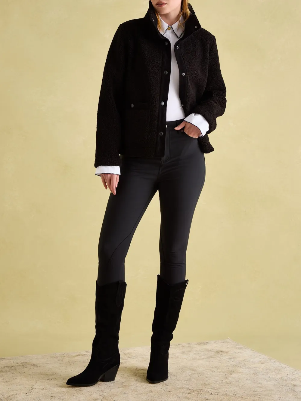 Black Skinny Fit Jodhpurs