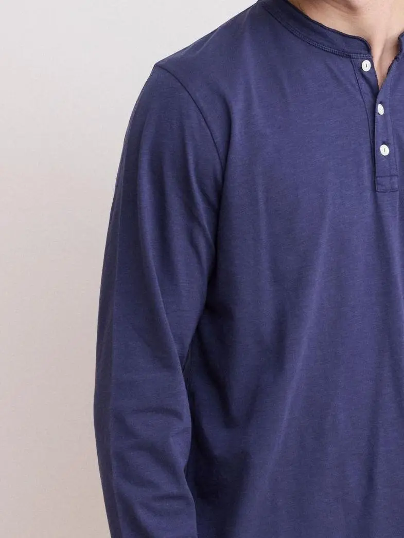 Comfortable Casual Breathable Soft Deep Blue T-Shirt