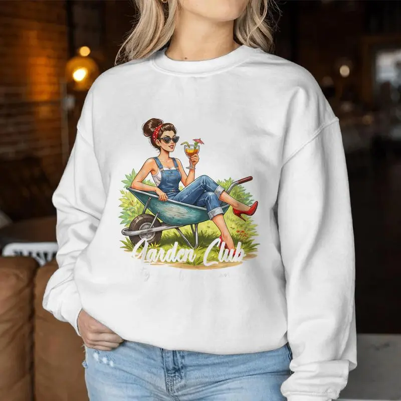 Dirty Hoes Garden Club Plant Lover Gardener Women Women Sweatshirt