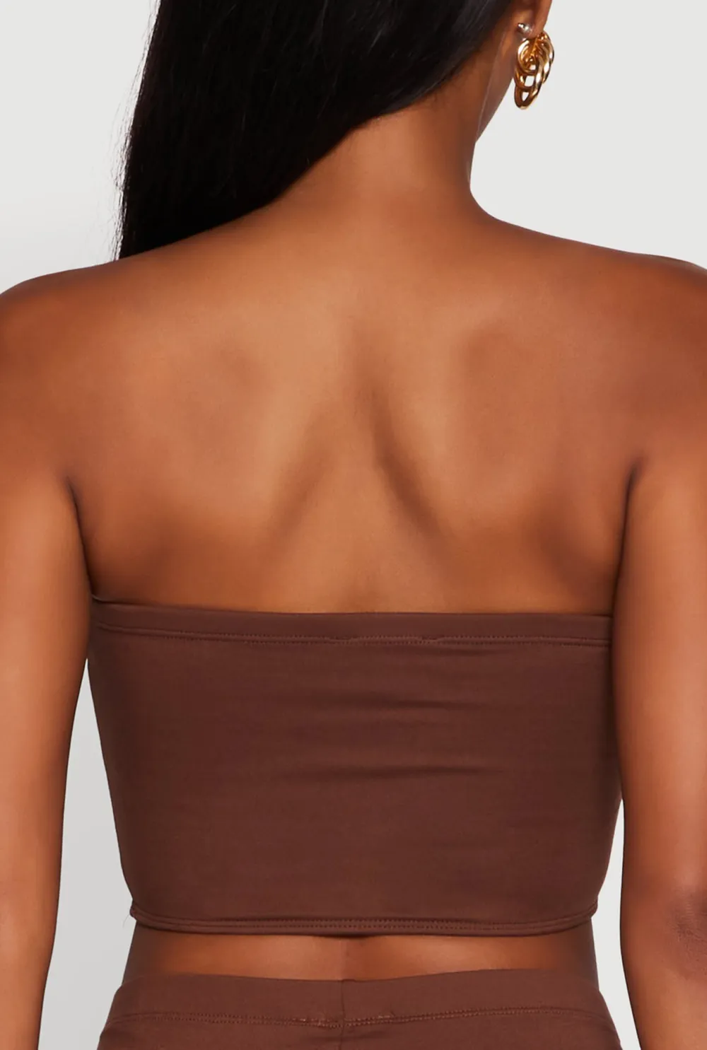 Strapless And Navel Exposed Top