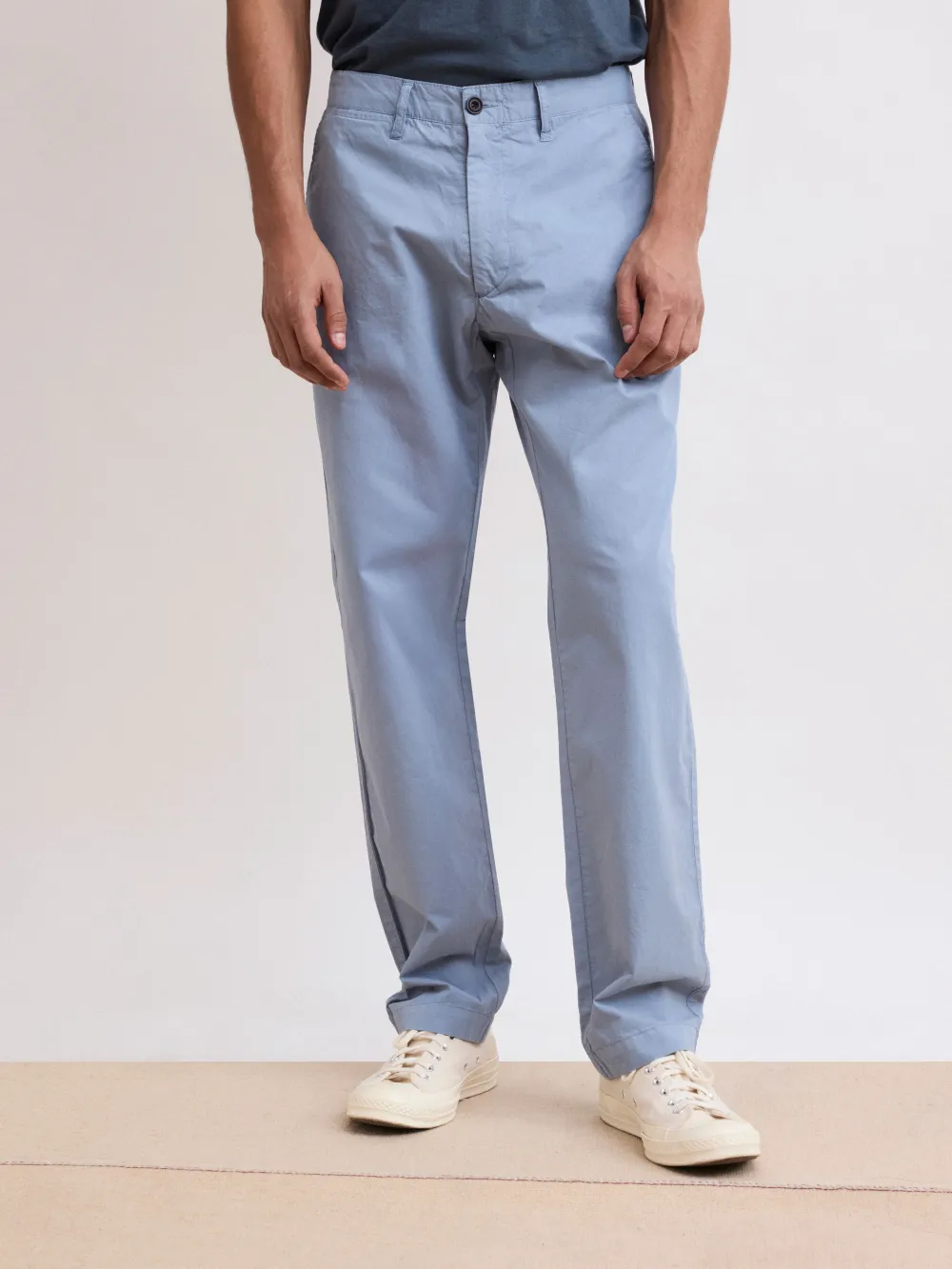 Casual Style Men's Storm Blue Light Chino Pants