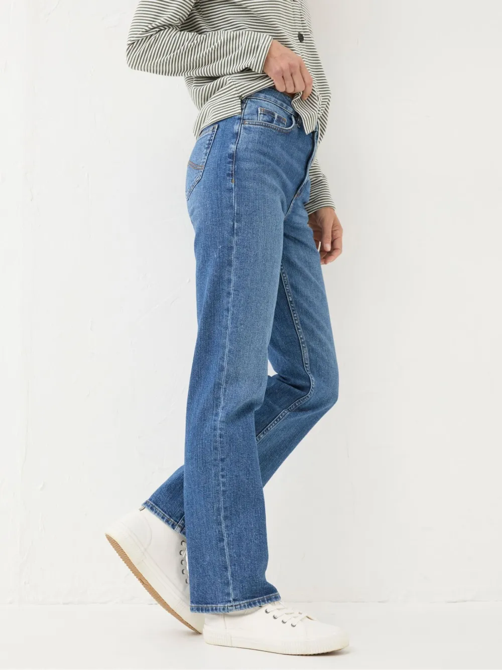 Carmel Blue Denim Comfort Straight Jeans