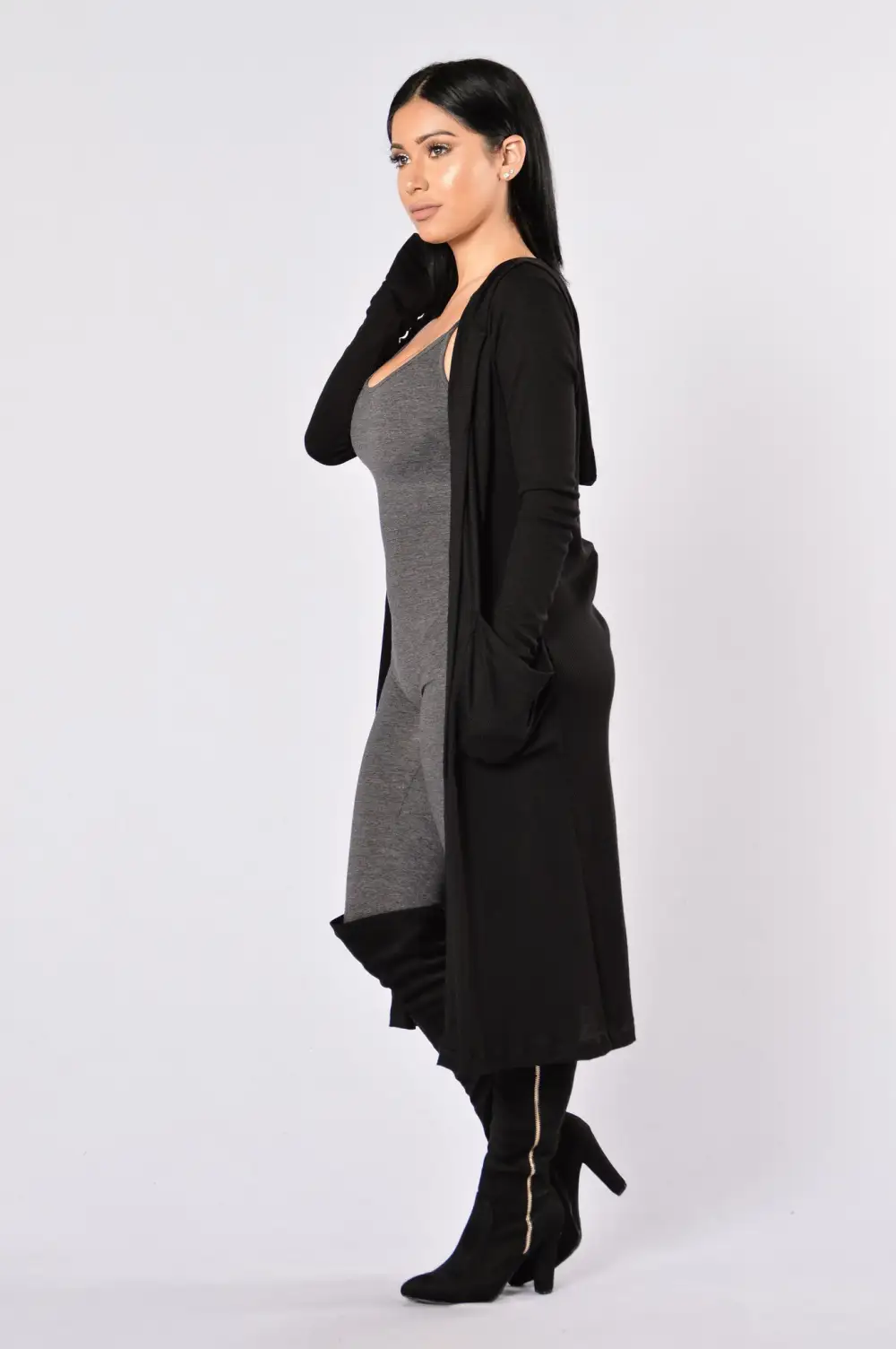Sunday Kind Of Love Duster Jacket - Black