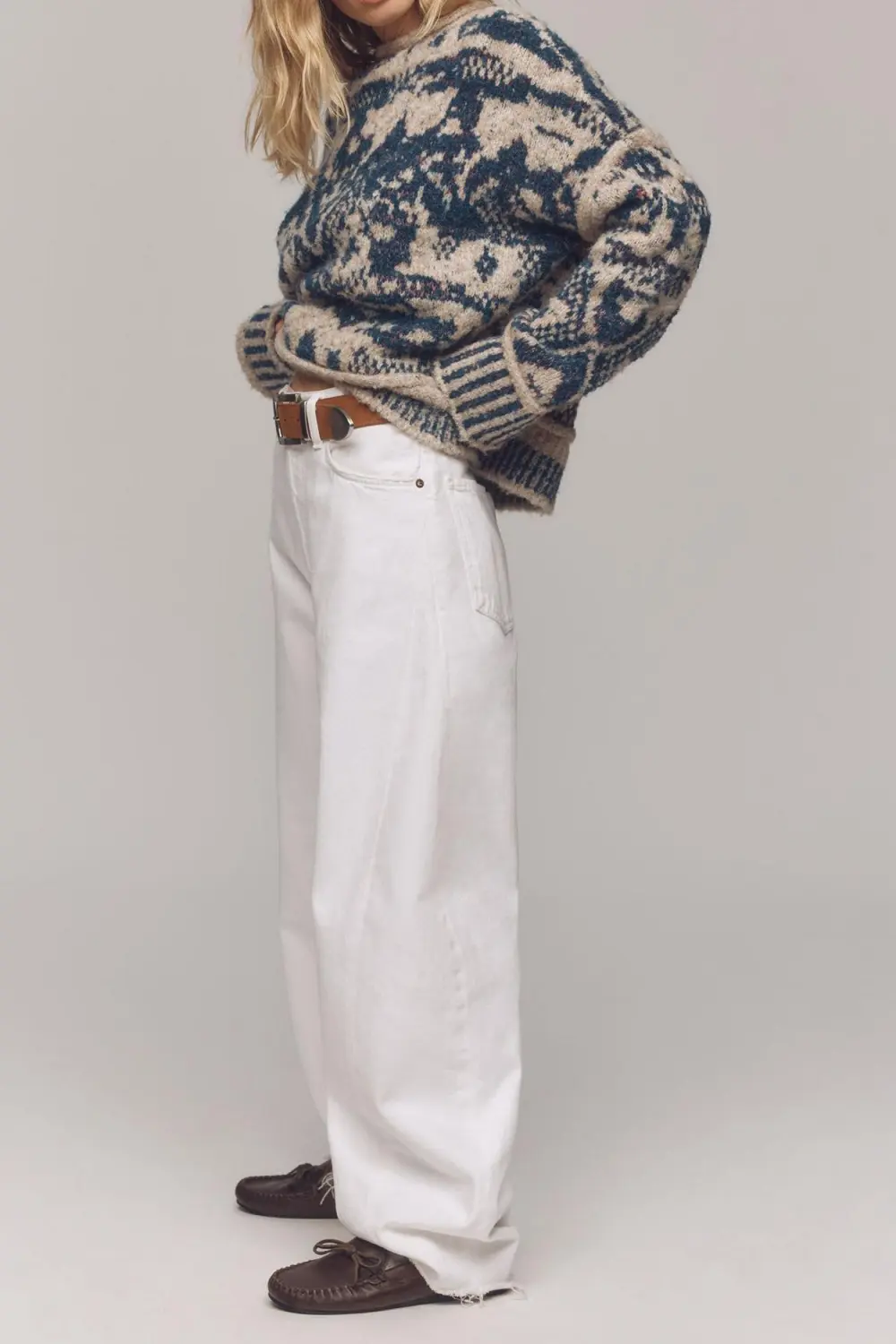 Relaxed Roll-Neck Sweater