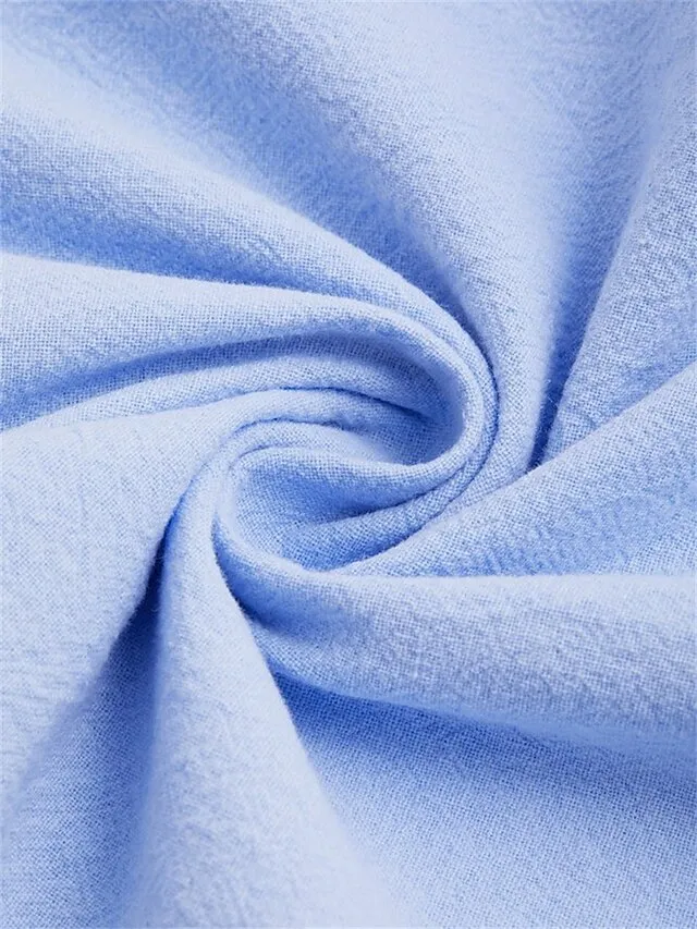 Women's Linen Pants Pants Trousers Baggy Full Length Faux Linen Side Pockets Baggy Fashion Christmas Casual Daily Xmas Blue Green S M