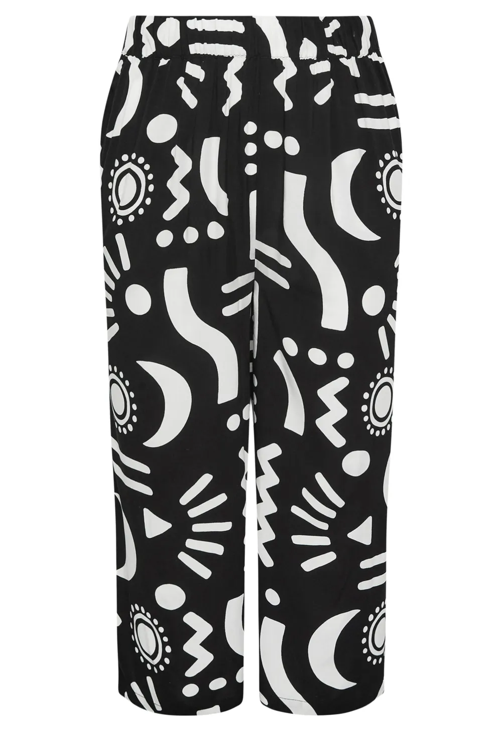 YOURS Curve Khaki Green Cropped Trousers