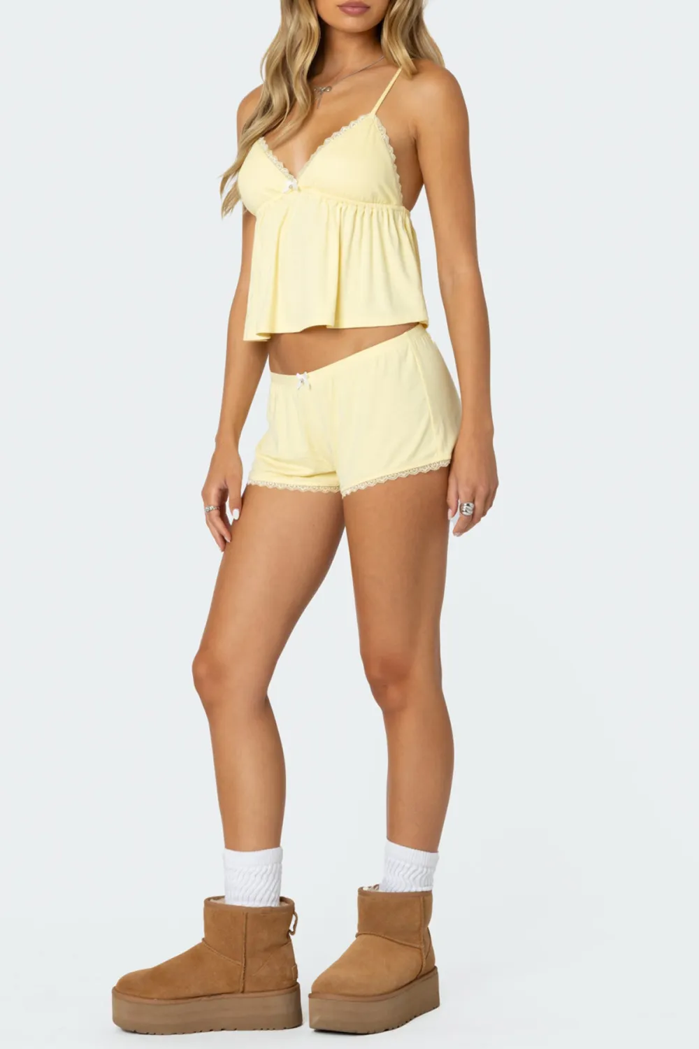 Lace Babydoll Tank Top