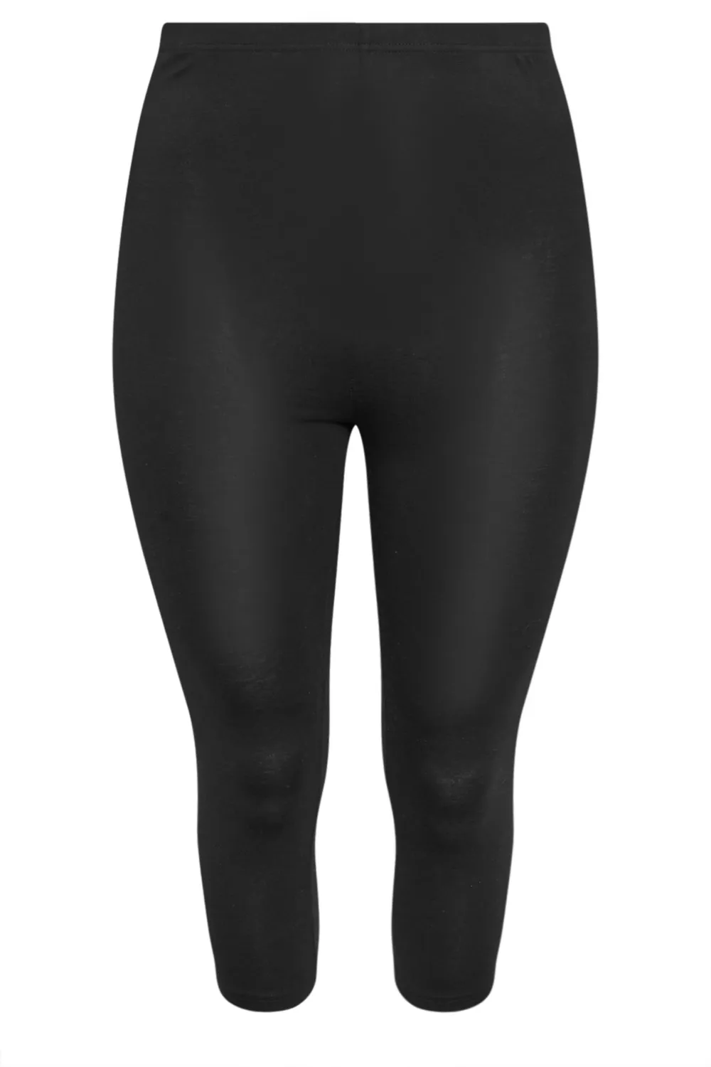 YOURS Curve 2 PACK Black Aztec Print Cropped Leggings