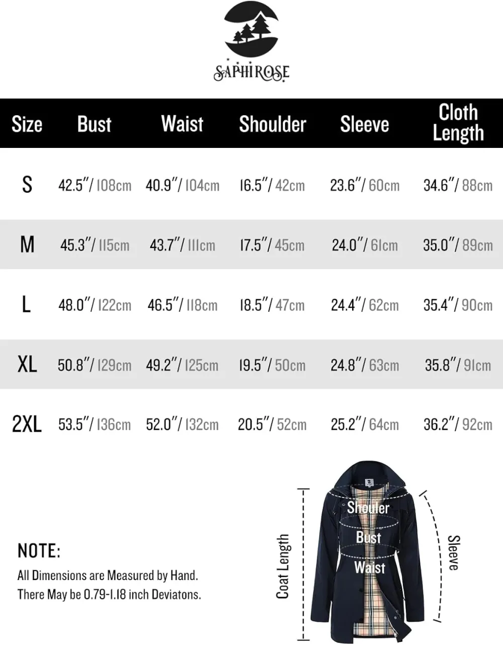 Women's Long Hooded Rain Jacket Outdoor Raincoat Windbreaker