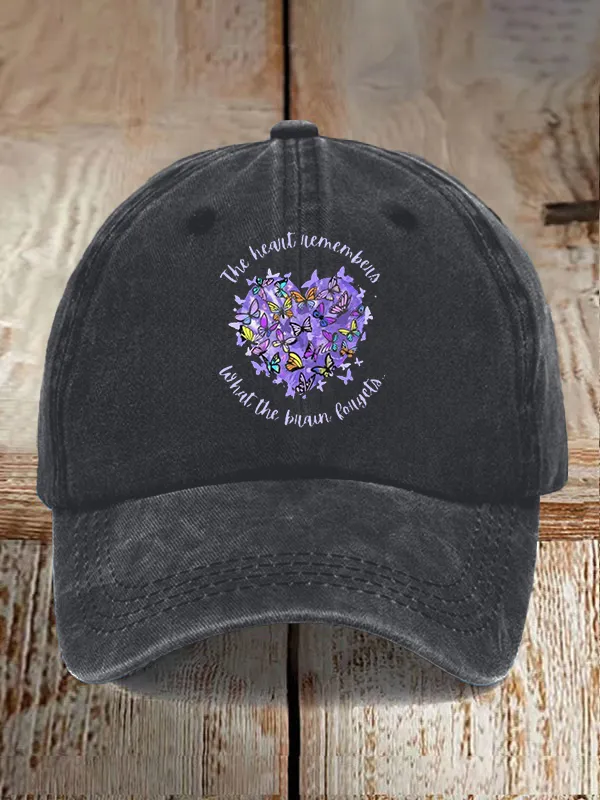 Alzheimer'S Awareness Print Casual Baseball Cap