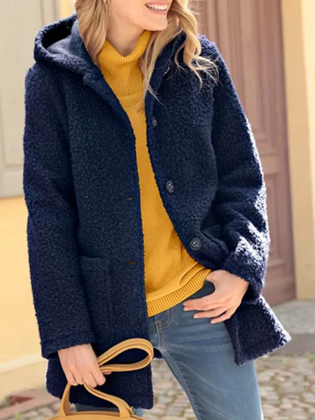 Hoodie Loose Casual Teddy Jacket