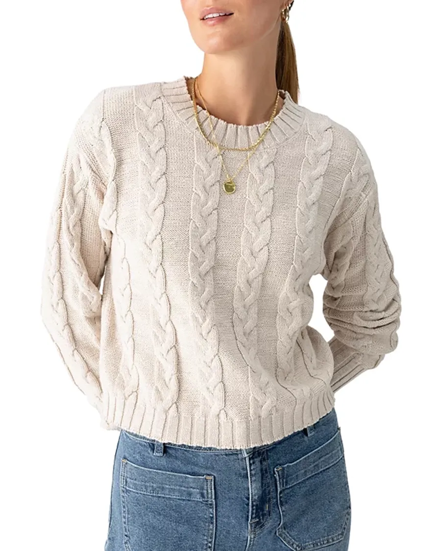 Ribbed crewneck Casual Style Sweater