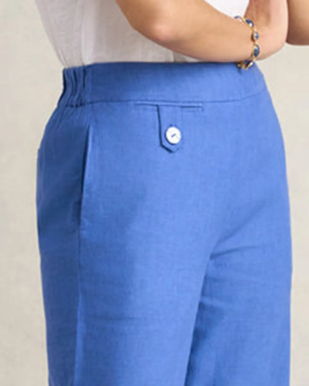 Wide Leg Pants with Pocket Detail