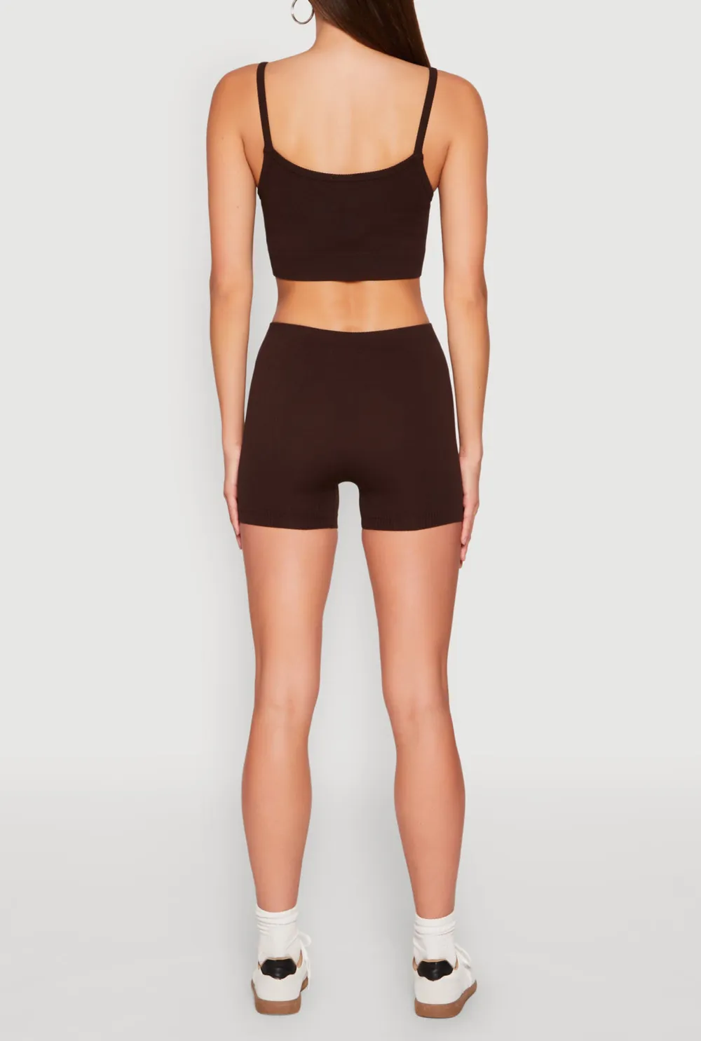 Ribbed Knitted Shorts