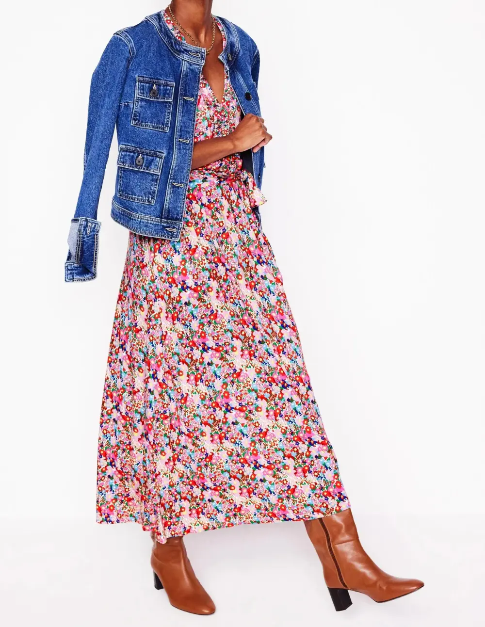 Nicola Jersey Tea Dress