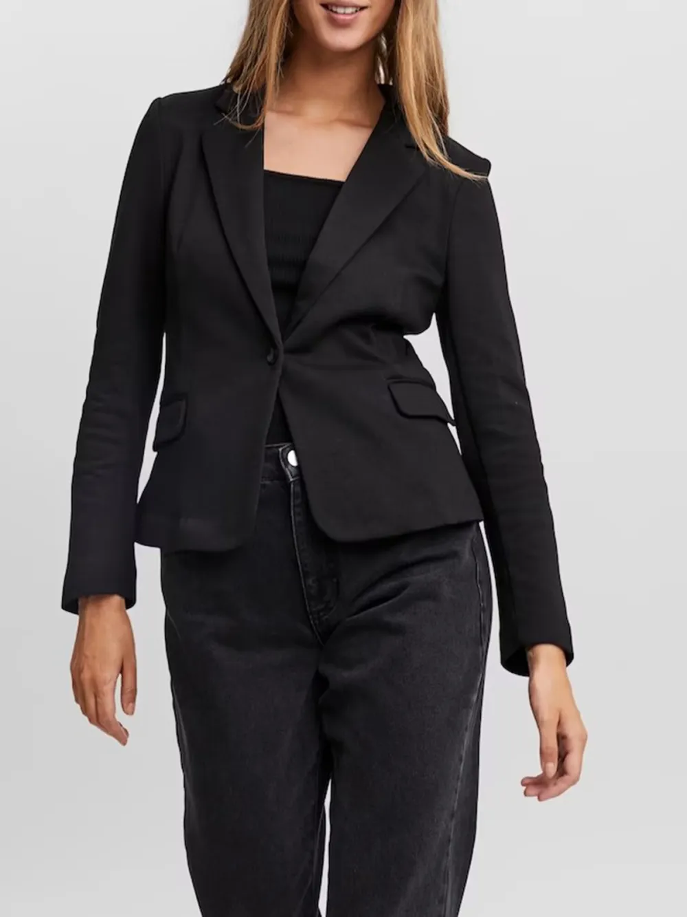 Plain Colored Casual Style Blazer