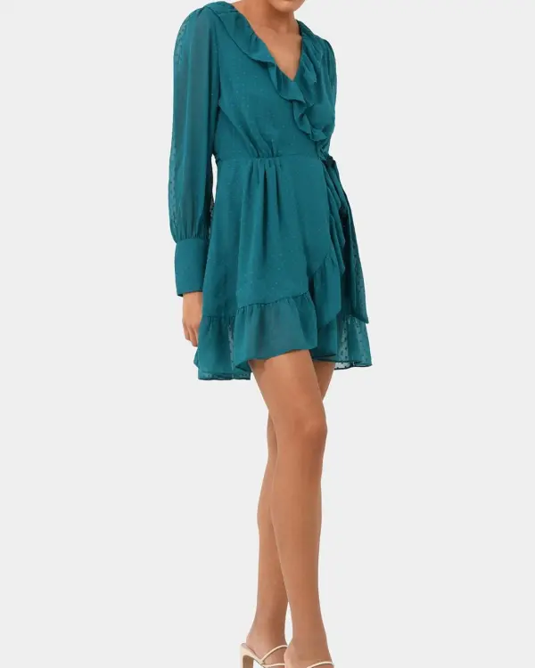 Savina Ruffle Mini Dress