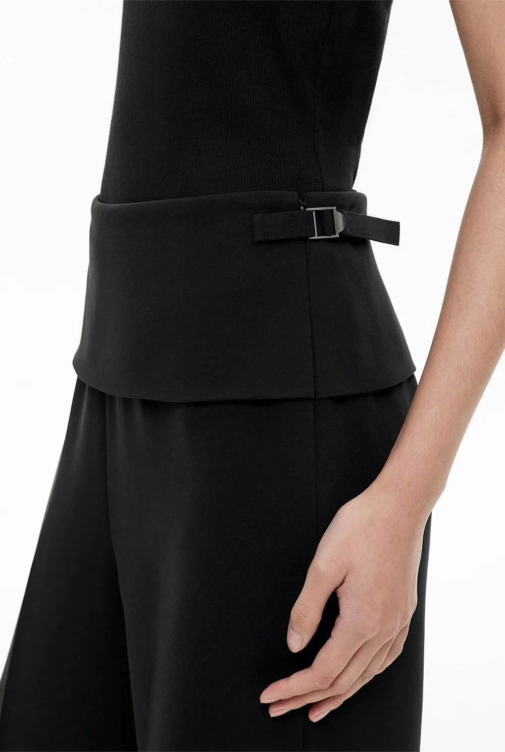 Straight-Leg Pleated Suit Trousers