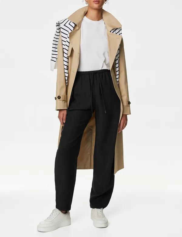 Casual Cuffed Cotton Joggers