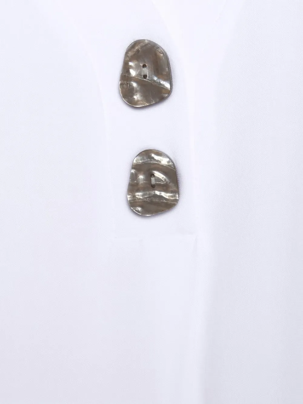 Plain Colored Casual Style Short Sleeve Blouses