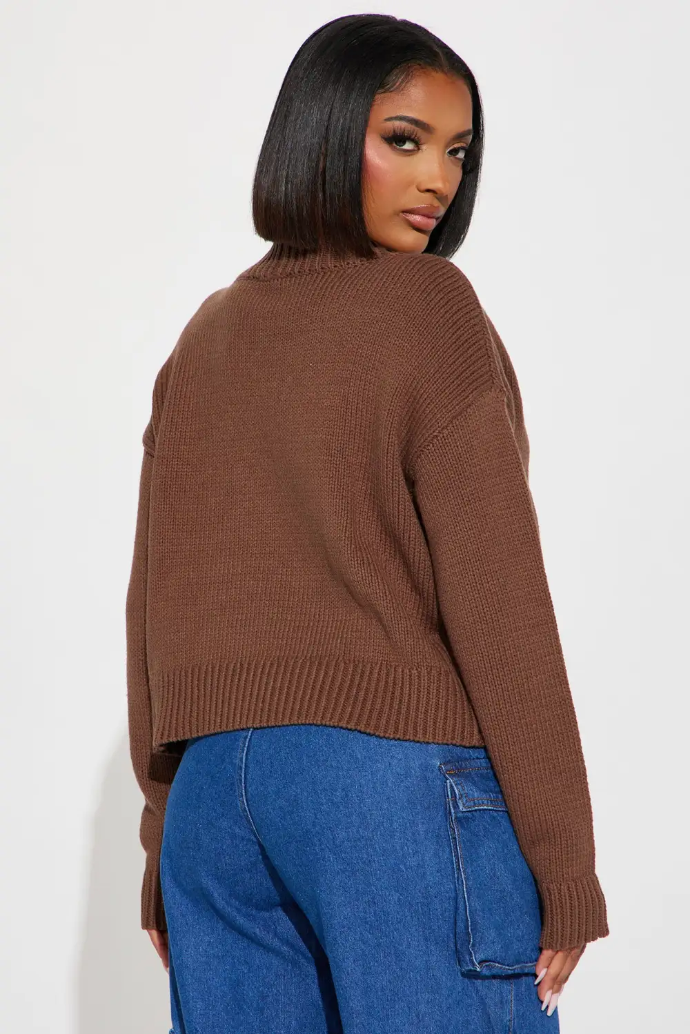 Only If You Dare Cardigan - Brown