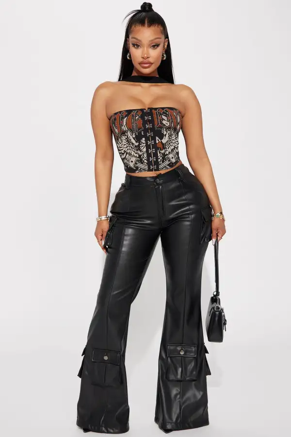 No Hard Feelings Choker Tube Top - Black