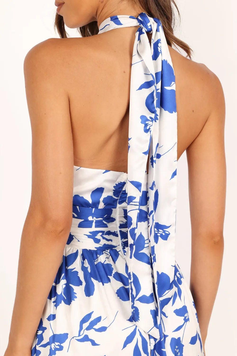 ELEGANT PRINTED OFF-THE-SHOULDER DRESS
