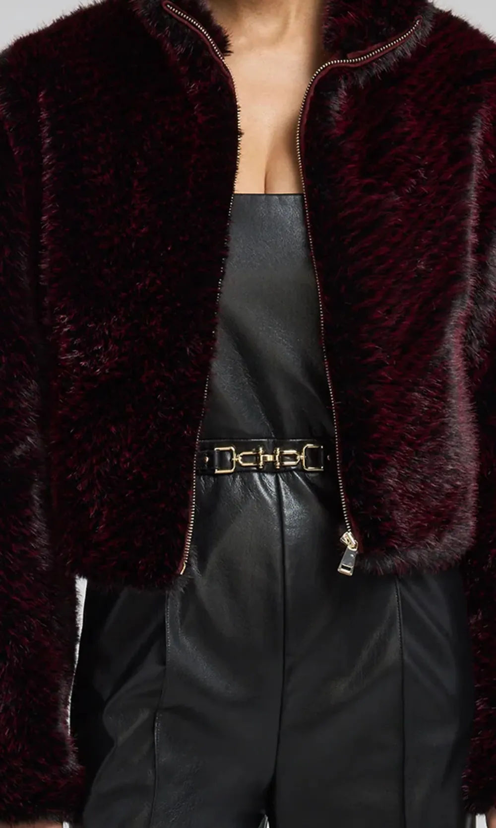 Leather Tube Jumpsuit