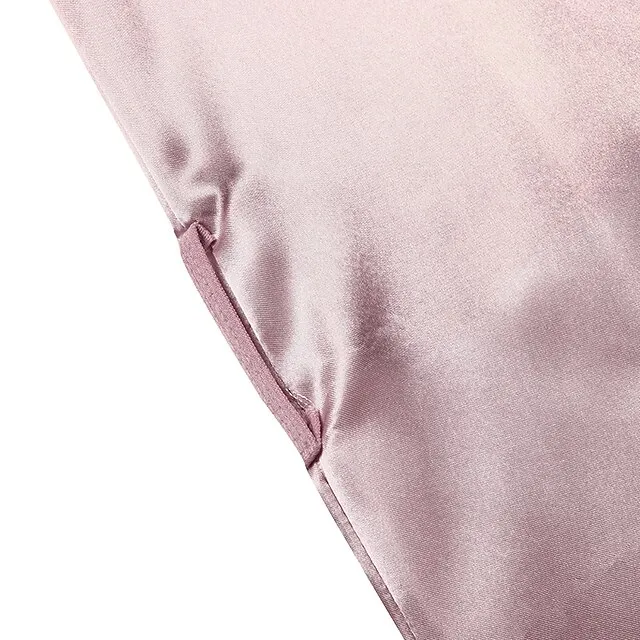 Women's Lace Satin Silk Pajamas Sets 4 Pcs Home Party Daily St.Patrick's Day Elastic Waist Pure Color Satin Simple Casual Soft Strap Top Shorts Fall Winter Spring Strap Short Sleeves Long Sleeve