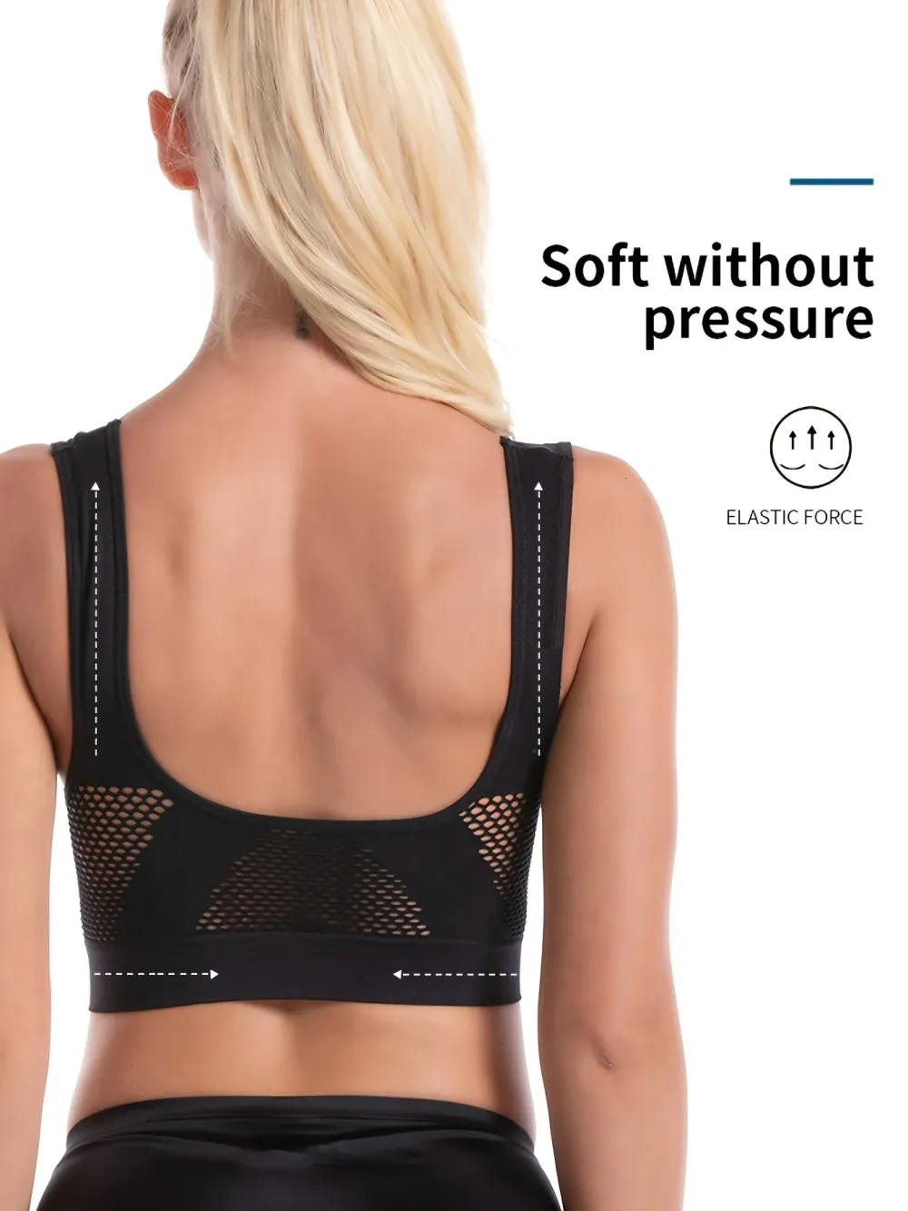 Women's Seamless Essential Bra With Pads, Comfort Wireless Push Up Vest Brassiere Bra, Women's Lingerie & Underwear