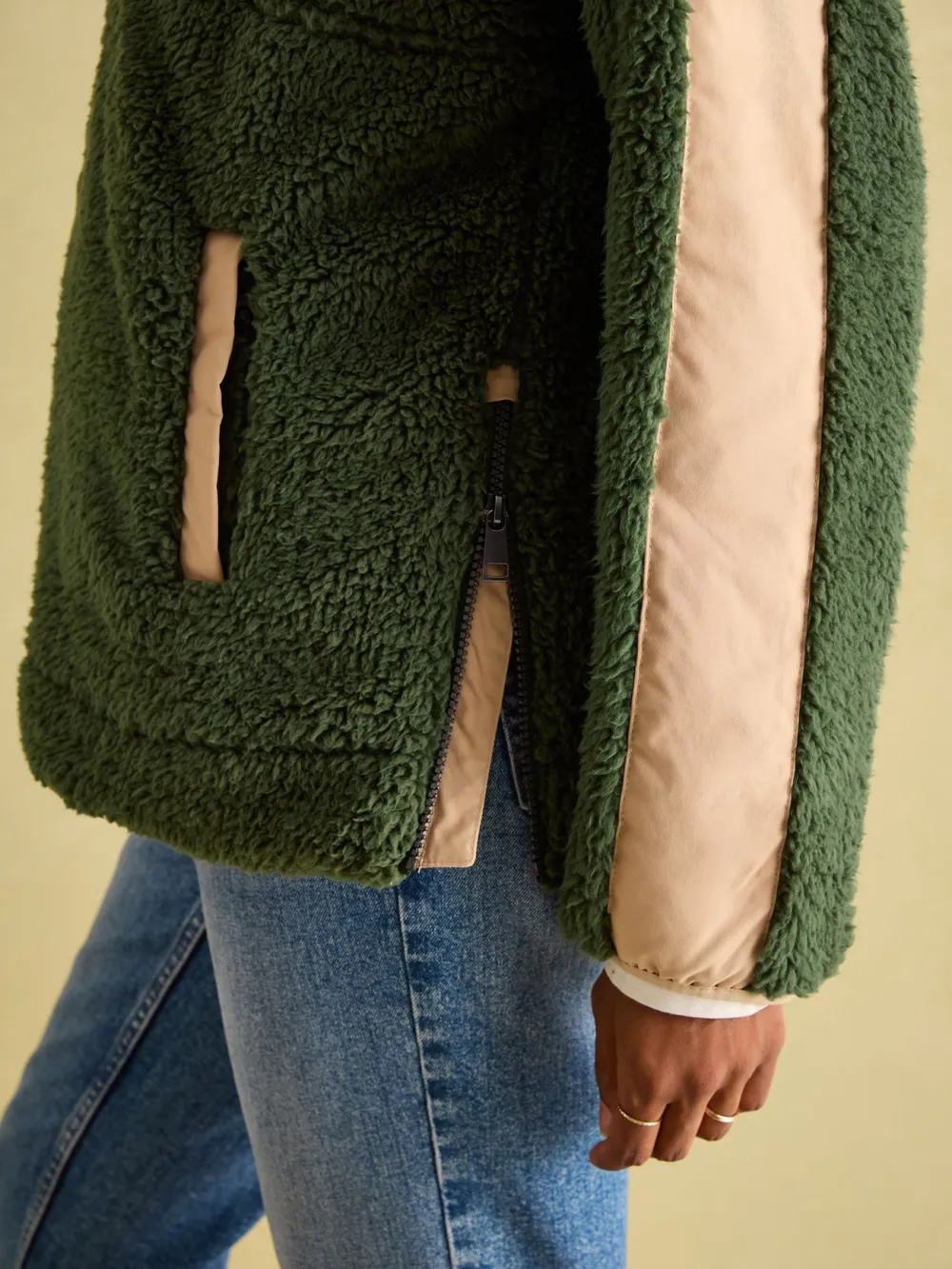 Cotton Green Quarter Zip Fleece