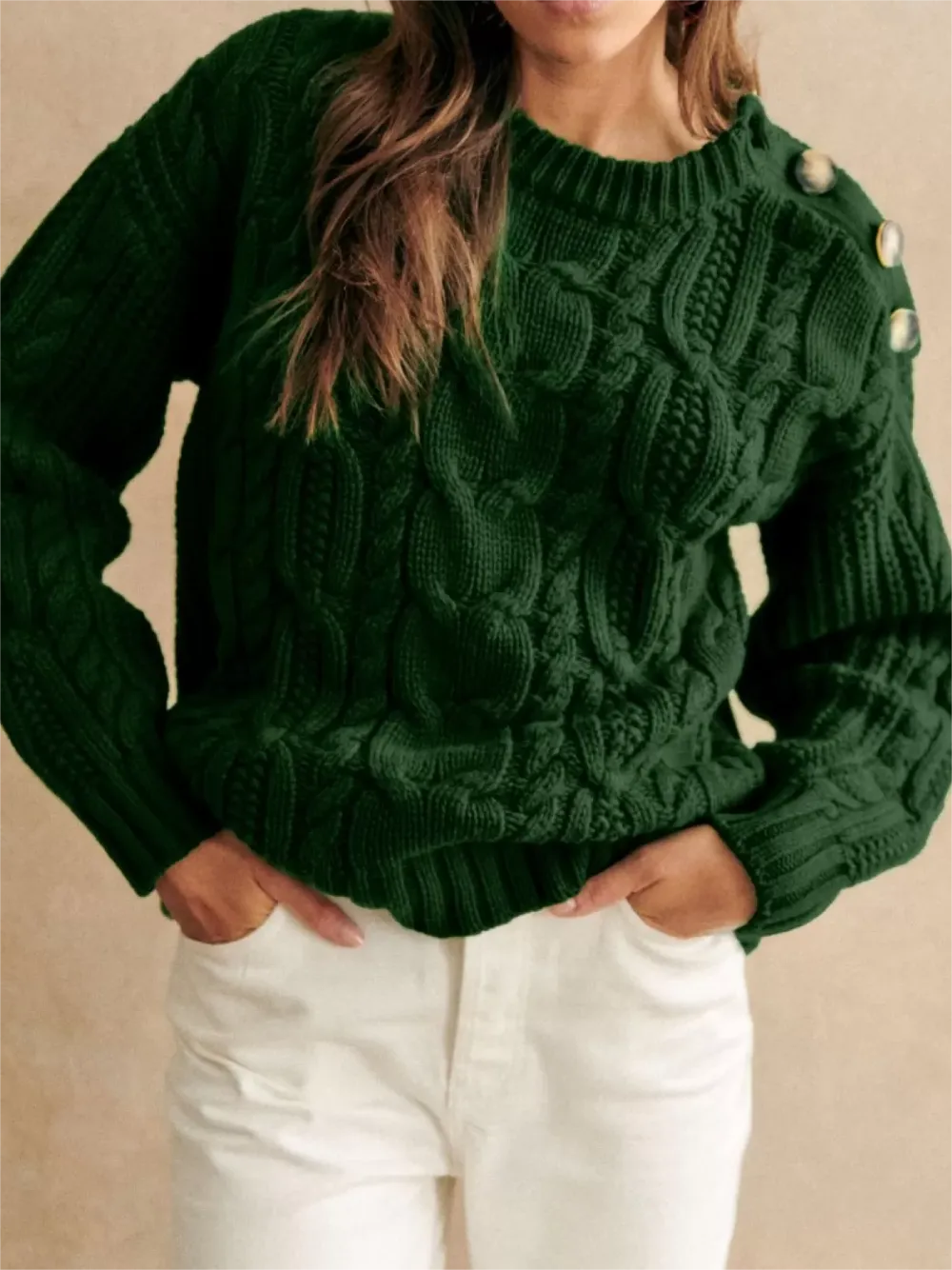 Cable Knit Detail Knitwear