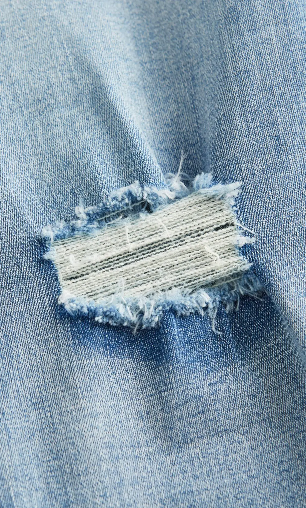 Evans Blue Light Wash Distressed Denim Skinny Jeans