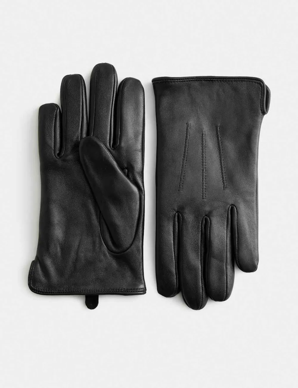 Plain Leather Gloves