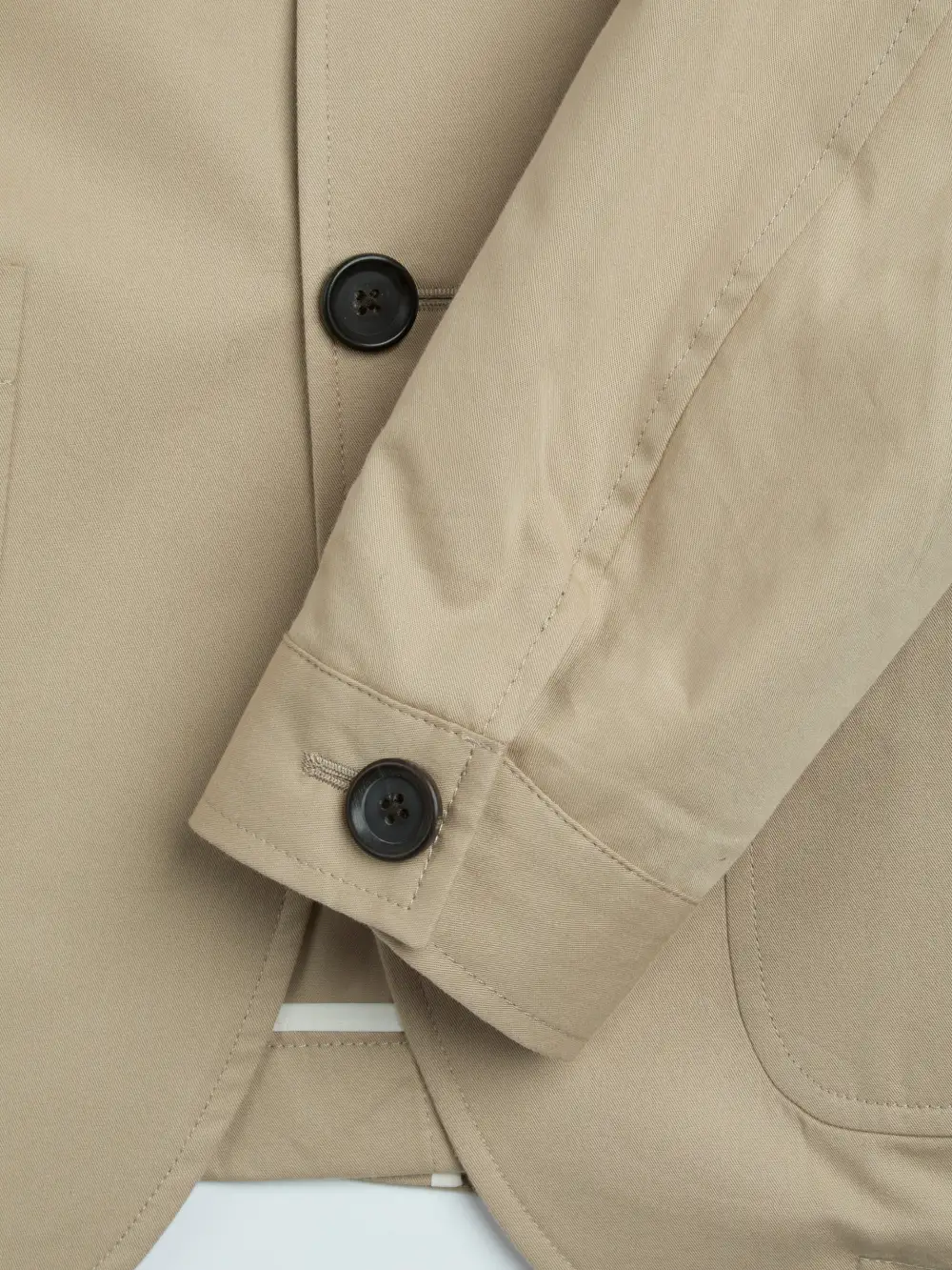 Beige Casual Style Lapel Linen Blazer